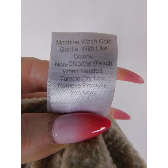 Halloween Coffee Ghost Pumpkin Sweatshirt Womens Large Beige Graphic Fall - Picture 12 of 12